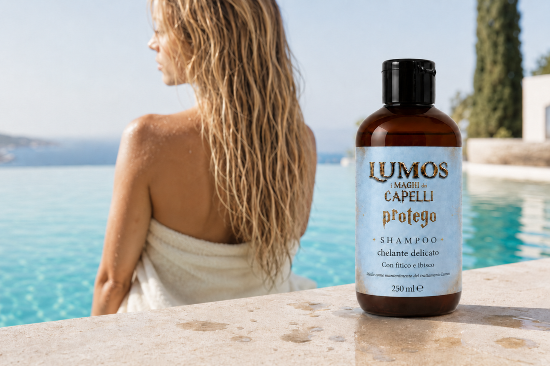 Cloro e piscina: perché i capelli diventano paglia (e il reset che li salva)
